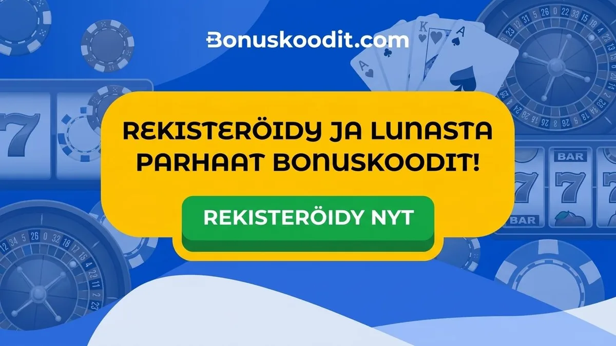 Rekisteröidy bonuksella